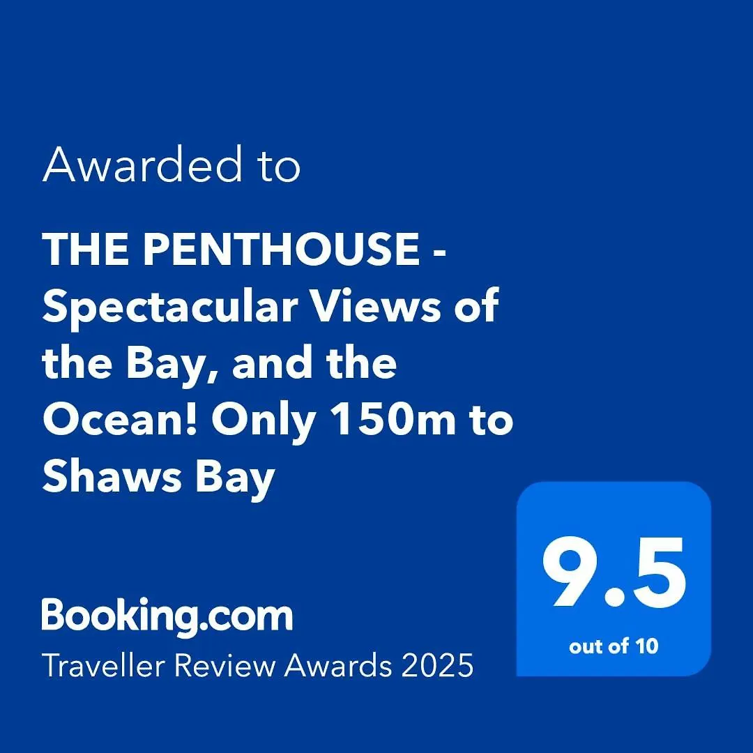 The Penthouse - Spectacular Views Of The Bay, And The Ocean! Only 150M To Shaws Bay Apartment East Ballina